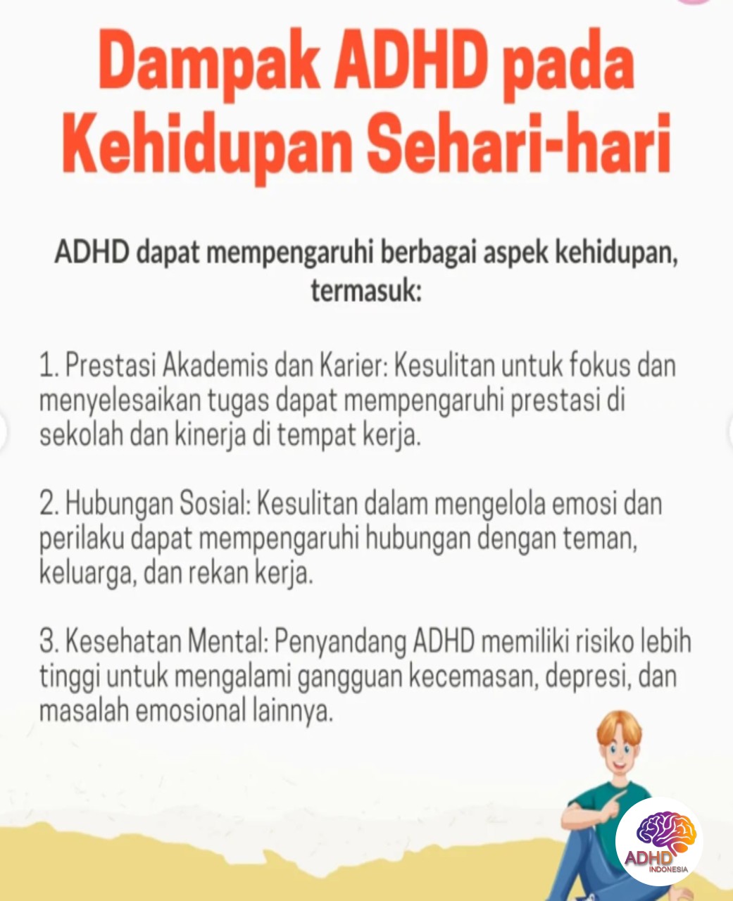 ADHD dan Hubungan Sosial Anak di Lingkungan Sekolah di Kota Bandung